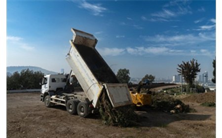 Büyükşehir’in yeşil atıkları kompost gübreye dönüşüyor