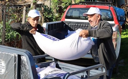 Büyükşehir’den yangın mağduru üreticilere destek