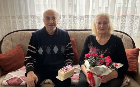 Sakarya ekipleri 65 yıllık evliliğin yıldönümüne şahitlik etti