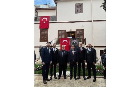 Başkan Aydın Selanik’te Atatürk’ü Andı