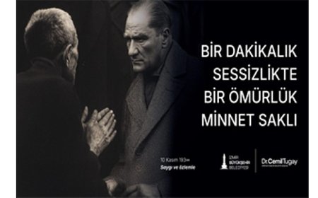 Başkan Tugay: Atatürk, en büyük eseri olan Cumhuriyet ile sonsuza dek yaşayacak