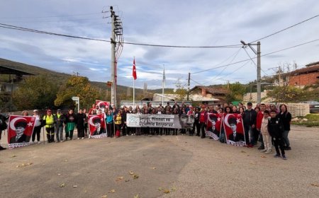 Bursa’da Nilüferliler, Mysia Yolları’nda Ata’yı andı