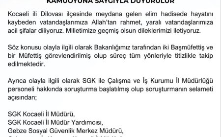 Dilovası faciasında soruşturma: 6 görevli açığa alındı!