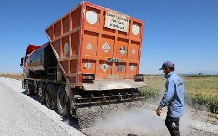Çumra Belediyesi 600 Bin m² Asfalt Serimi Yaptı