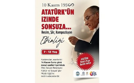 Efes Selçuklu çocuklar Atatürk’ü anlatacak