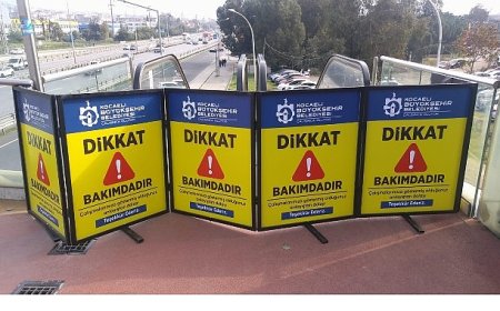 Yürüyen merdivenlere kasım ayı bakımı