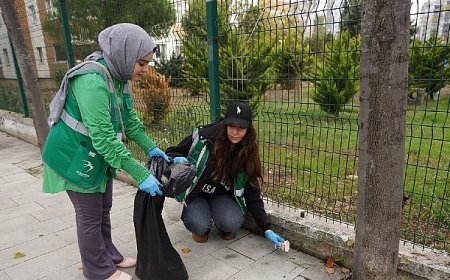 Beylikdüzü’nde Öğrencilerden Çevre Bilinci İçin Örnek Davranış