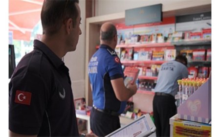 Kantin ve kırtasiyecilerde hem hijyen hem de etiket kontrolü