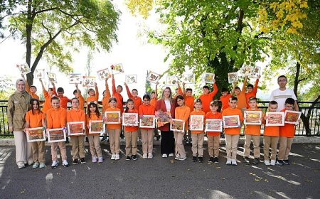 Sonbahar Yaprakları Osmangazide Sanata Dönüştü