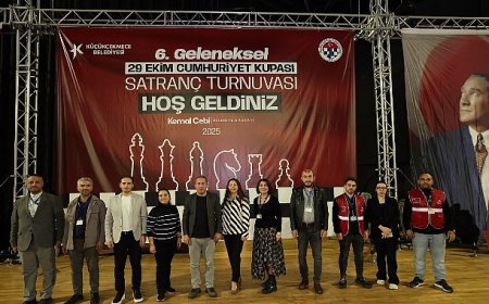 6. Geleneksel 29 Ekim Cumhuriyet Kupası Satranç Turnuvası Düzenlendi