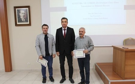 EÜ’de Atatürk, tarım politikaları ve Cumhuriyet vizyonuyla anıldı