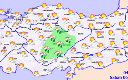 Yurt genelinde parçalı bulutlu hava… Bazı bölgelerde sağanak yağış bekleniyor