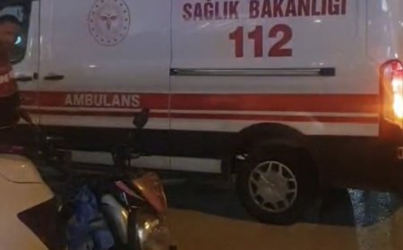 Düzce’de otomobille çarpışan motosiklet sürücüsü yaralandı