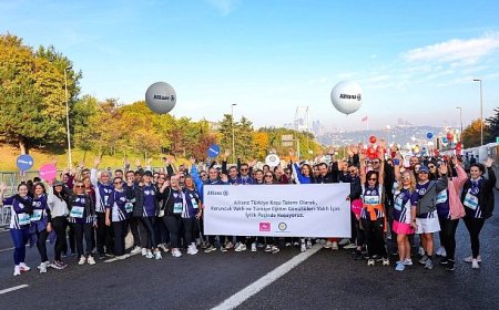 Allianz Türkiye Gönüllüleri, İstanbul Maratonu’nda iyilik peşinde koştu