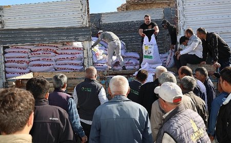 Konya Büyükşehir’den Çiftçiye Kuraklığa Dayanıklı Mercimek Tohumu Desteği