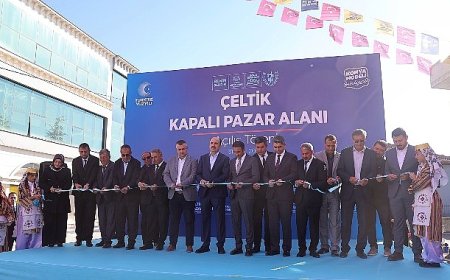 Başkan Altay 102 Milyon Lira Bedelle Çeltik’e Kazandırılan Kapalı Pazar Yeri’nin Açılışını Yaptı
