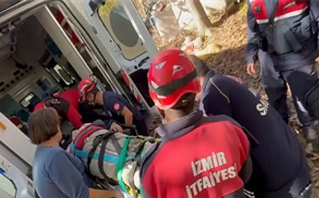 12 metrelik kuyudan itfaiyenin müdahalesiyle kurtarıldı