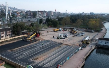 Kocaeli’de 1 Mart Vapur İskelesi Otoparkı yüzde 85 tamam