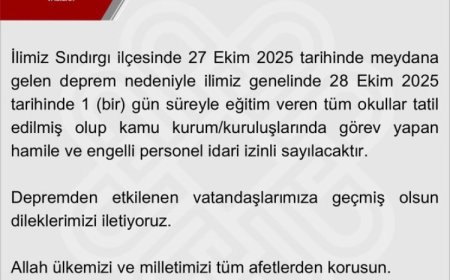 Balıkesir’de okullara 1 gün tatil!