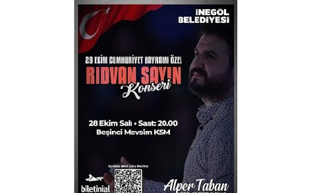 İnegöl Belediyesi’nden Cumhuriyet Bayramı Özel Konseri