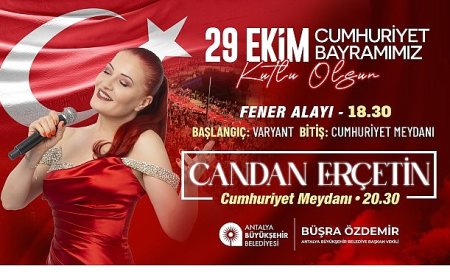 Büyükşehir Belediyesi’nden Cumhuriyet Bayramı konseri