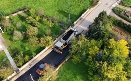 Hendek’te 7,5 kilometrelik hat yenileniyor… YOLBAK yolları tablo gibi işliyor