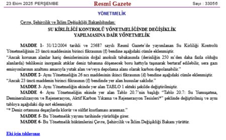Su Kirliliği Kontrolü Yönetmeliği’nde değişiklik… Denizlerde atık bertarafına ayar