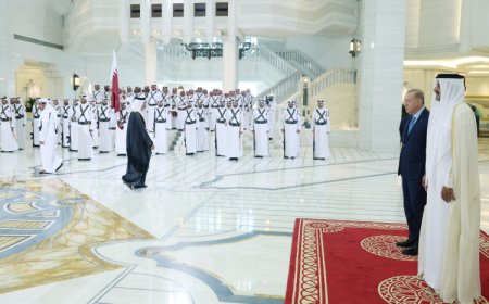 Cumhurbaşkanı Erdoğan Katar’da