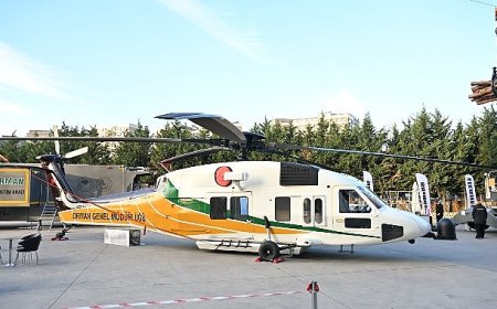 Türkiye’nin ilk yerli yangın söndürme helikopteri tanıtıldı
