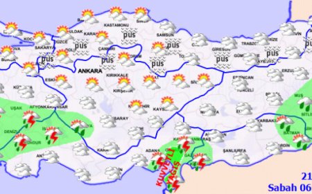 Meteoroloji’den Kıyı Ege, Güneydoğu ve Doğu Anadolu için şiddetli yağış uyarısı