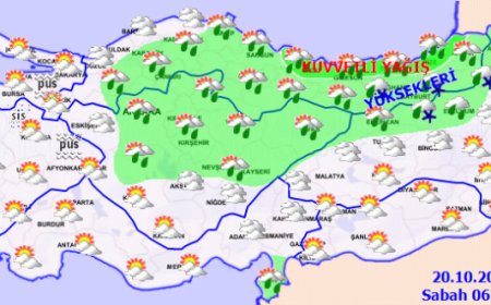 Türkiye genelinde yağışlı hava etkili olacak