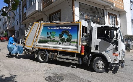 Osmangazi’de Ambalaj Atıkları Kapı Kapı Toplanıyor