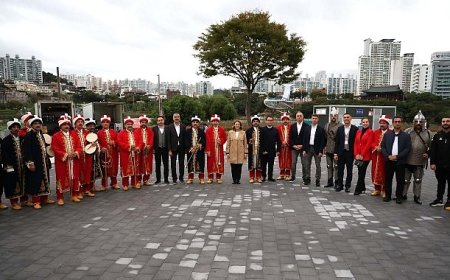 Büyükşehir Mehteri, Ulsan’da yeri göğü inletti