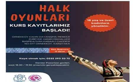 Kadınlara özel halk oyunları kursu başlıyor