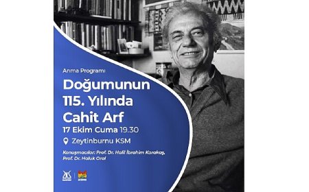 Doğumunun 115. Yılında Cahit Arf Anma Programı, Zeytinburnu Kültür Sanat’ta!