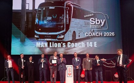 MAN Lion’s Coach E, “2026 Yılının Sürdürülebilir Otobüsü” seçildi