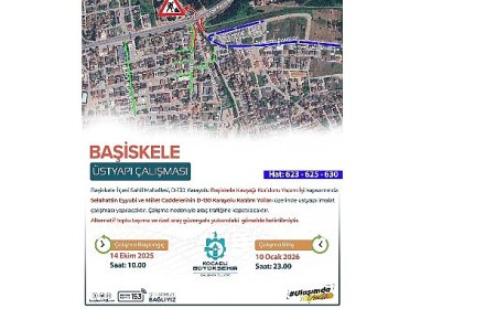 D-130’da trafik düzenlemesi
