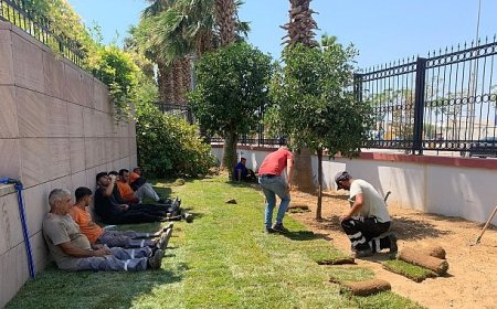 İzmir Adliyesinin peyzaj düzenlemesine EÜ Bayındır MYO’dan destek