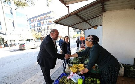 Başkan Çiçek’ten Esnaf Ziyareti