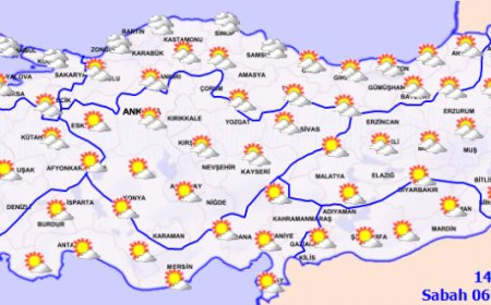 Sıcaklıklar mevsim normallerinin altında