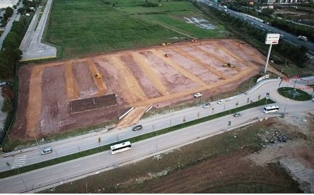 Milli maç için 220 dönümlük dev organizasyon alanı hazır