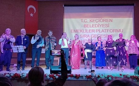 Keçiören’de Emekliler Platformu’ndan Sıra Gecesi Coşkusu