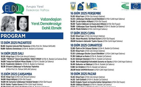 Avrupa Yerel Demokrasi Haftası etkinlikleri başlıyor