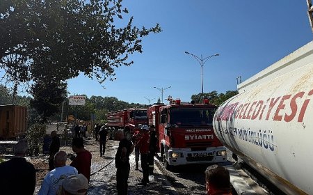 Tekirova’da korkutan yangın