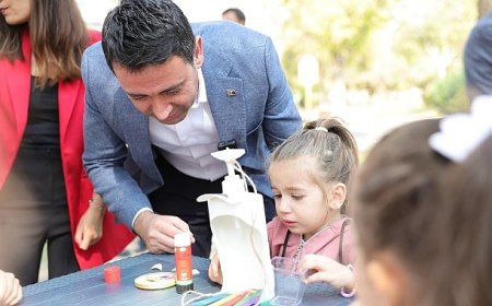 Başkan Önal, çocuklar ve annelerle doğa için buluştu