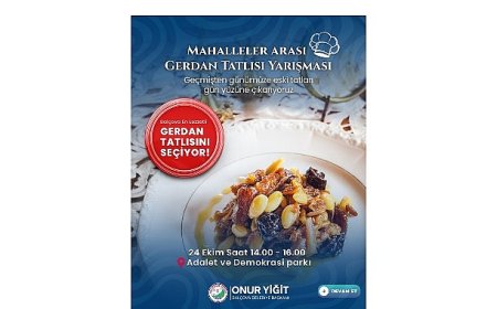 Balçova’da Unutulmuş Lezzet Gerdan Tatlısı ile Mahalleler Arası Tatlı Rekabeti Başlıyor!