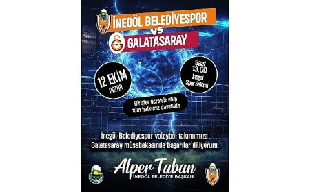 İnegöl Belediyespor Galatasaray’ı Konuk Ediyor