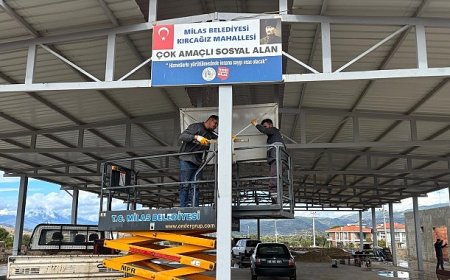 Milas Belediyesi Basketbol Potalarının Kurulumlarına Başladı