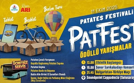 Patatesin Kalbi Nevşehir’de Patates Festivali