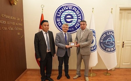 Ege Üniversitesi ve Namangan Devlet Üniversitesi arasındaki uluslararası kültürel iş birliği güçleniyor